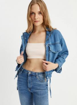 Женская джинсовая куртка ZDN