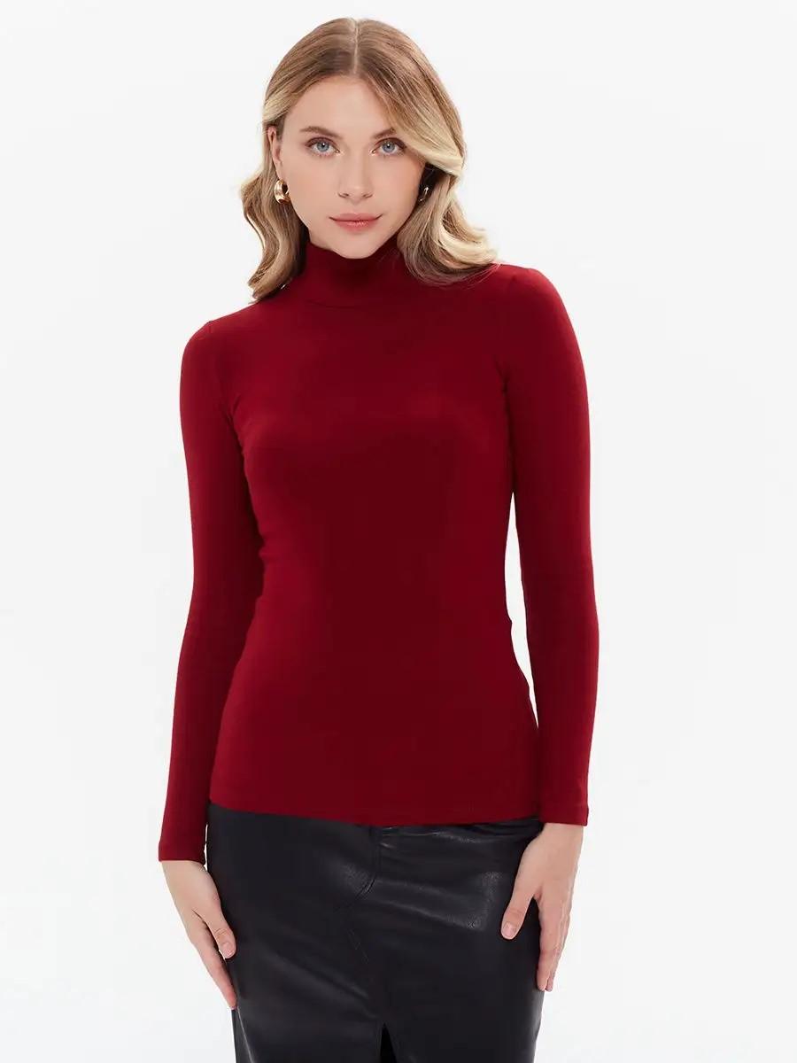 სვიტრი, სვიტშოტი Women's Turtleneck RED TULIP 613.jpg