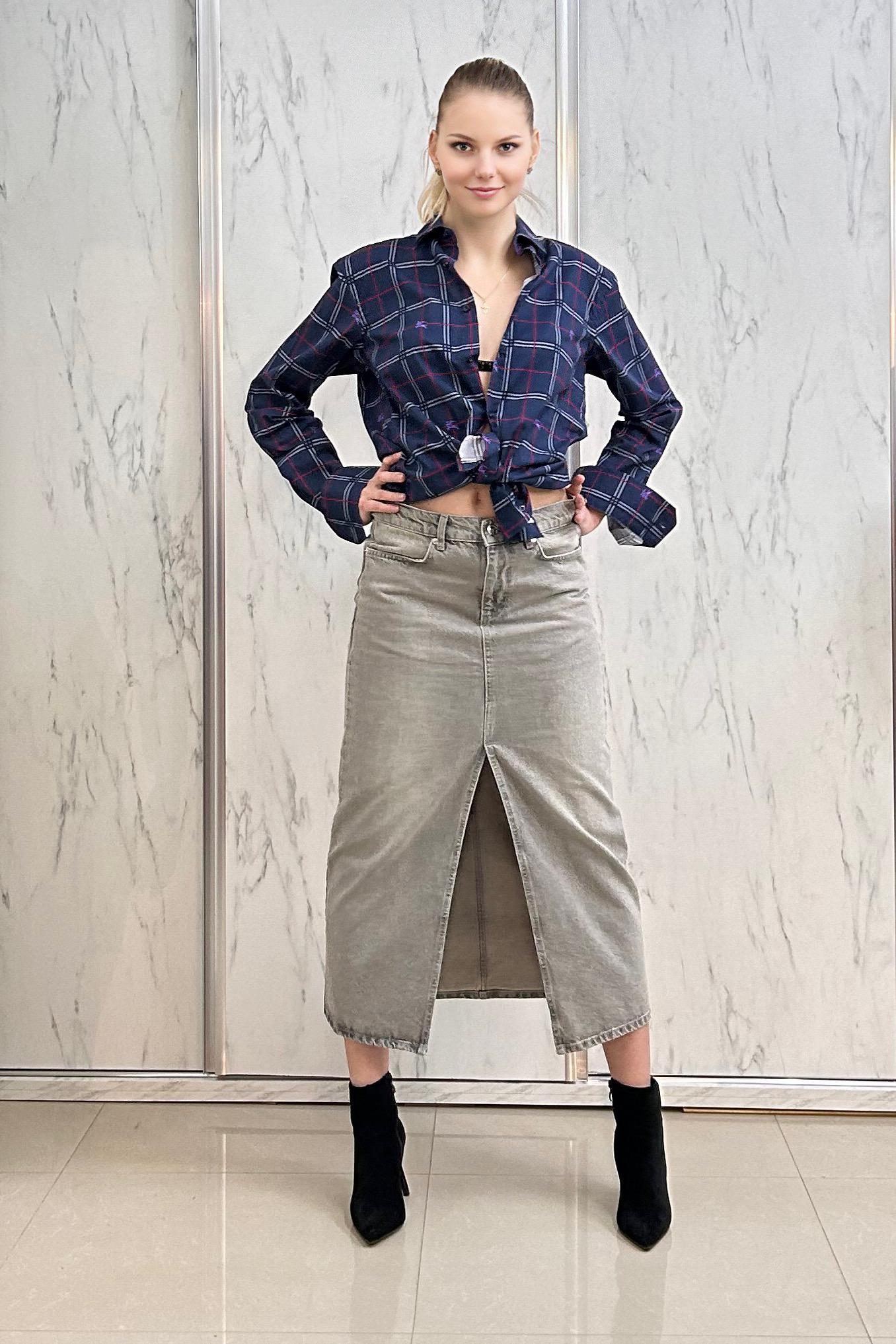 დენიმი, ჯინსი ქალის ჯინსის ქვედაკაბა GRJ 5115873.JPG