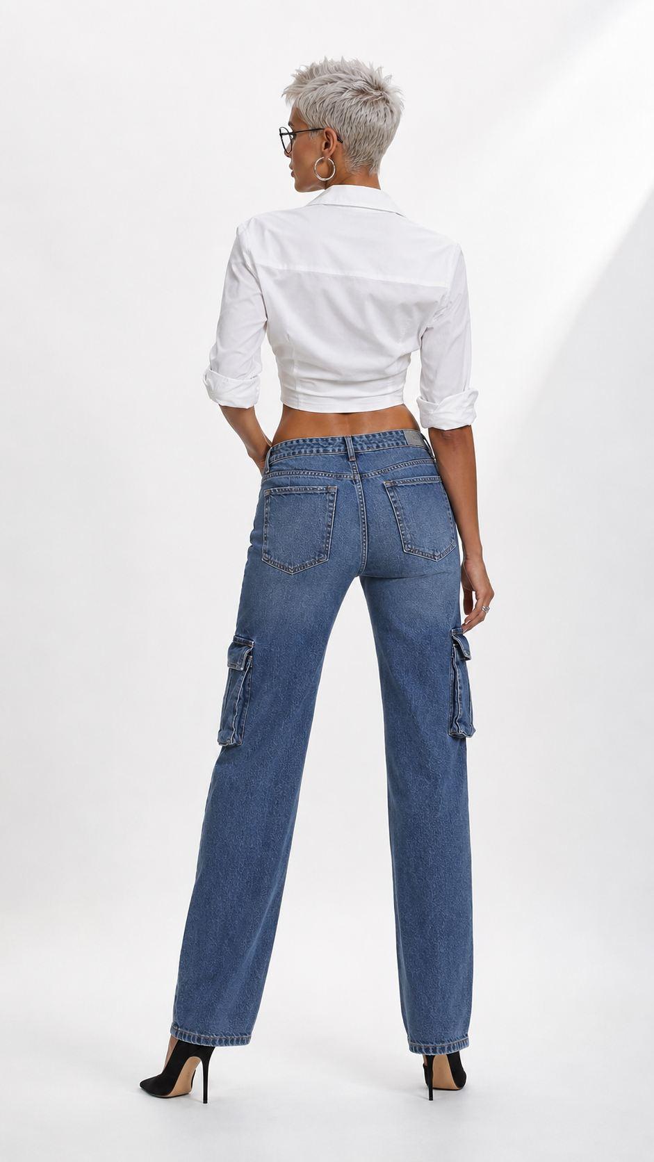 დენიმი, ჯინსი ქალის ჯინსი WOOX DENIM 4image287.jpg