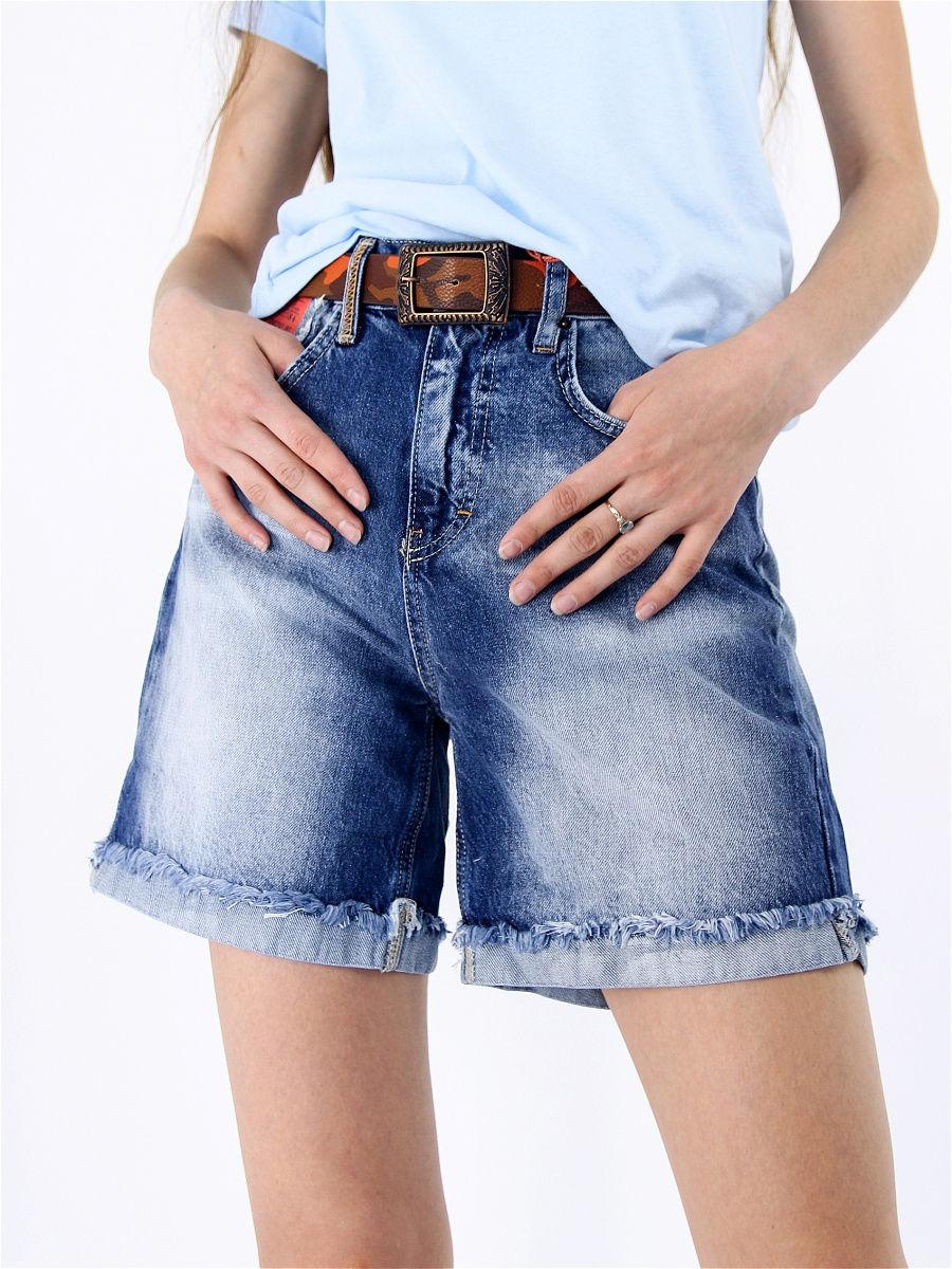 დენიმი, ჯინსი Women's Denim Shorts CRACPOT 0116531001610014439.jpg