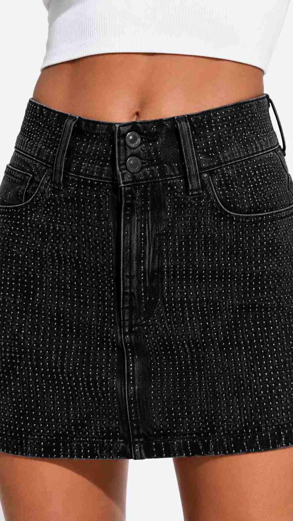 დენიმი, ჯინსი Women's Denim Skirt IT'S BASIC 3image053.jpg