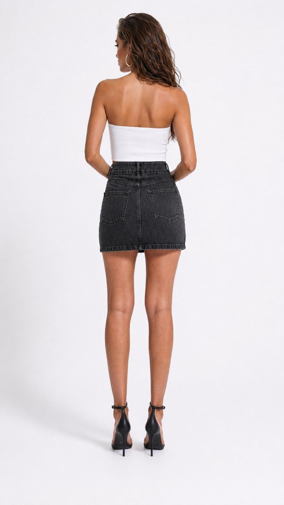 დენიმი, ჯინსი Women's Denim Skirt IT'S BASIC 4image055.jpg