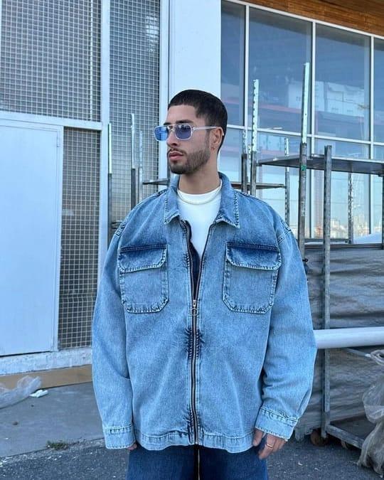 დენიმი  Men's Denim Jacket GRJ 77960.jpeg