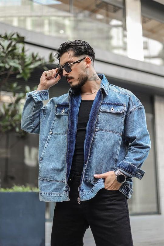 დენიმი  Men's Denim Jacket GRJ 77965.jpeg