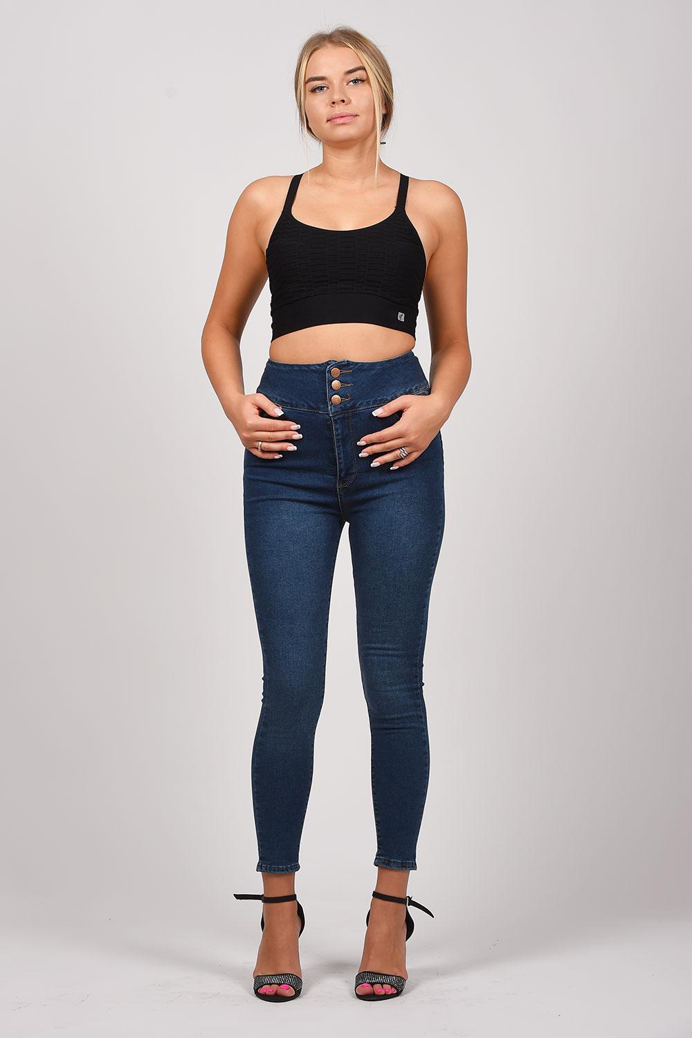 დენიმი, ჯინსი Женские джинсы FAME 2_qalis_jinsi_sharvali_women_jeans_wide_leg_женские_джинсы_8006012.jpg