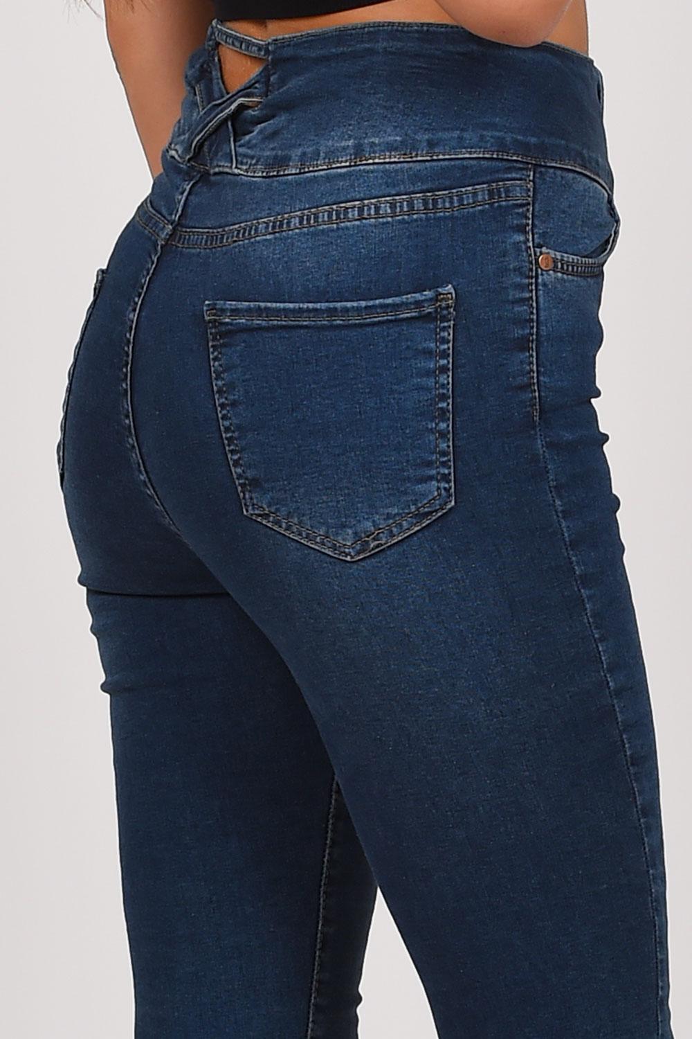 დენიმი, ჯინსი Женские джинсы FAME 886_qalis_jinsi_sharvali_women_jeans_wide_leg_женские_джинсы_8006017.jpg