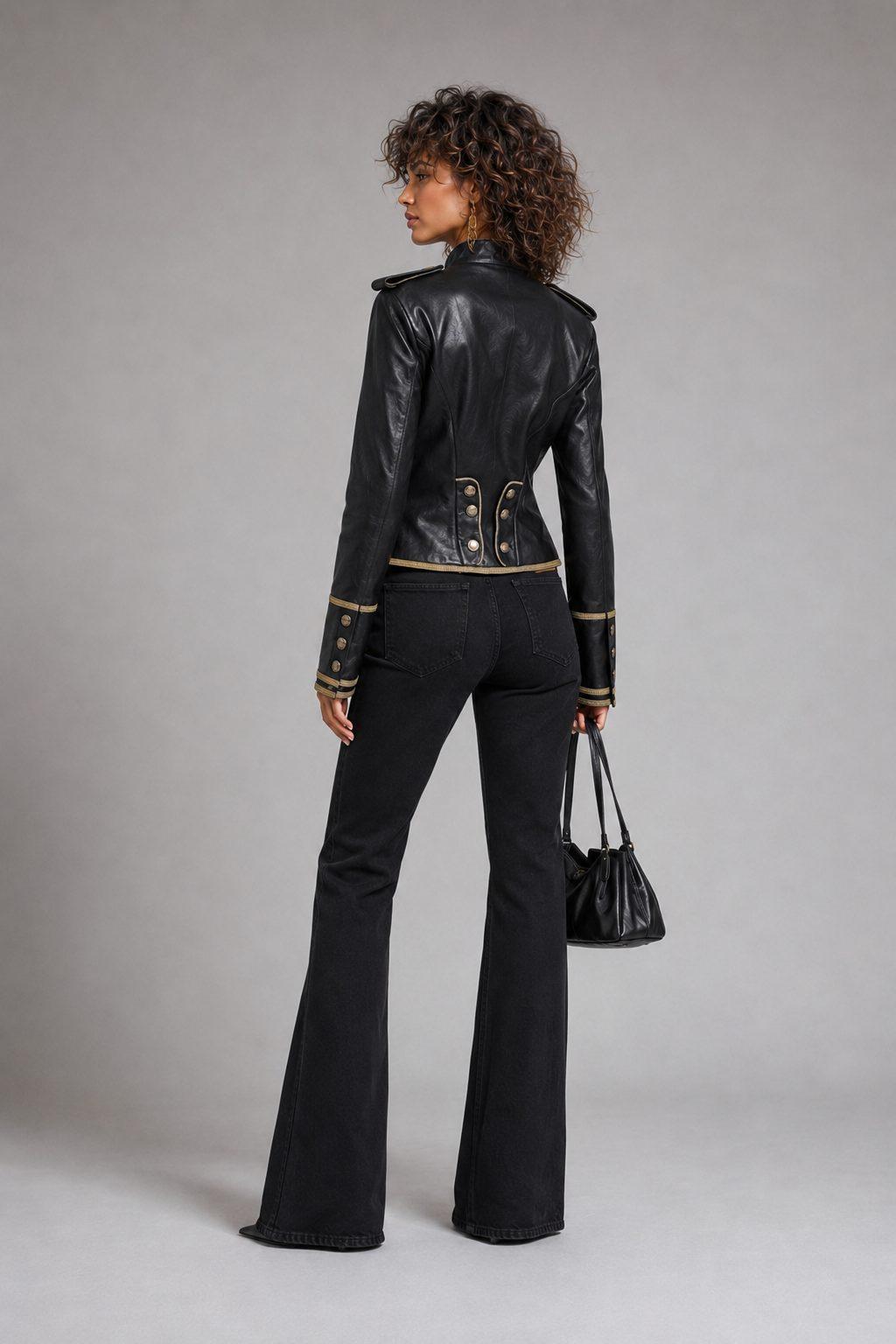 ქურთუკი, ჟილეტი Women's Jacket Leather TW3 2image122.jpg