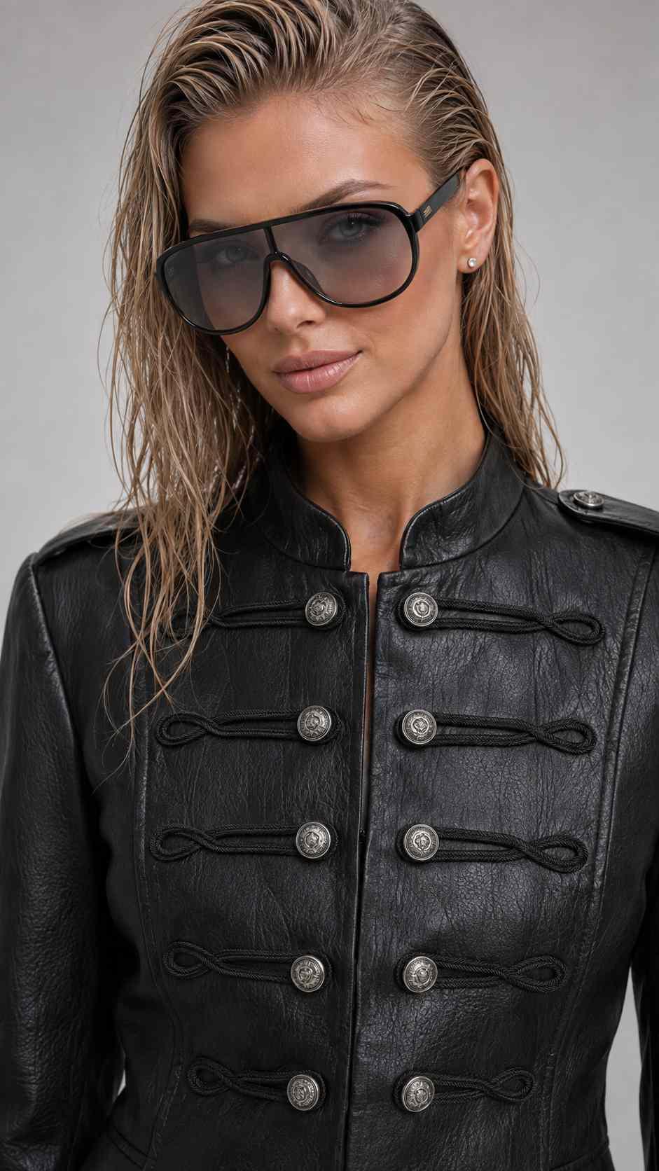 ქურთუკი, ჟილეტი Women's Jacket Leather TW3 4image106.jpg