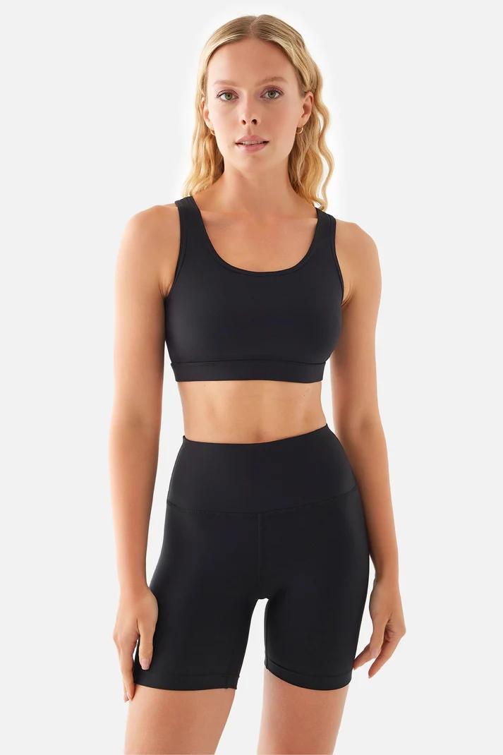 ფიტნეს ტანსაცმელი Women's Bra  Athletic SUPERSTACY 1superstacy-anna-comfylux-orta-destekli-siyah-spor-bra-5909.jpg