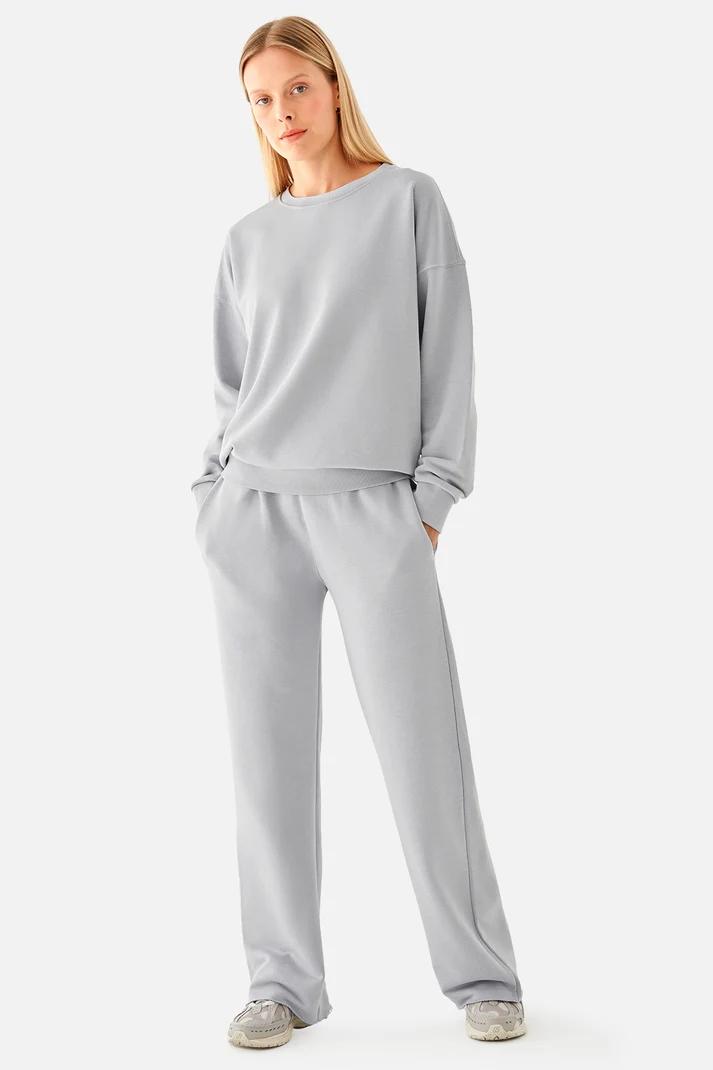 სპორტული შარვალი Women's Sweatpants SUPERSTACY superstacy-amelia-flare-genis-paca-gri-esofman-alti-6172.jpg