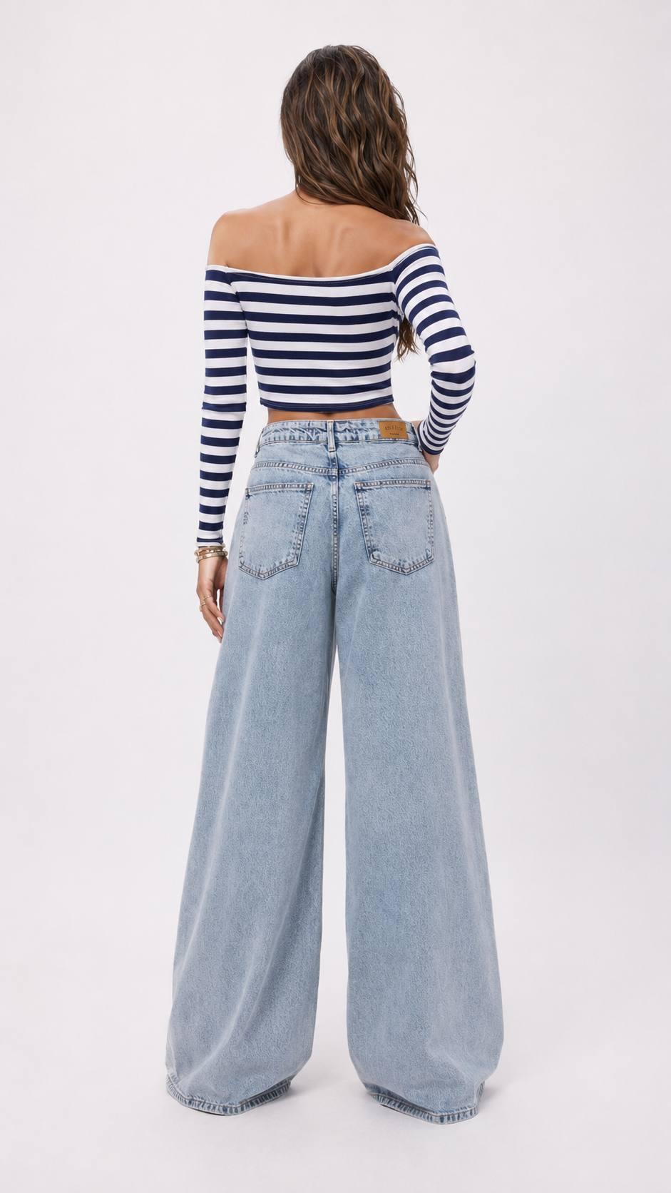 დენიმი, ჯინსი Women's Denim Jeans Palazzo Fit IT'S BASIC 5image078.jpg