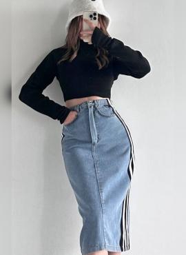 Женская джинсовая юбка 77 FASION