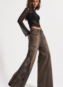 Women's Denim Jeans Palazzo Fit IT'S BASIC