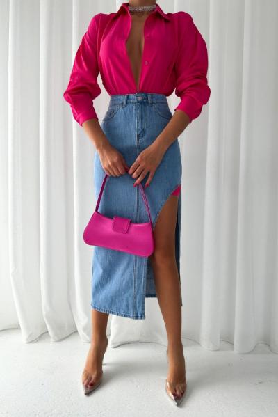 Women's Denim Skirt TOP SECRET  Photo 2