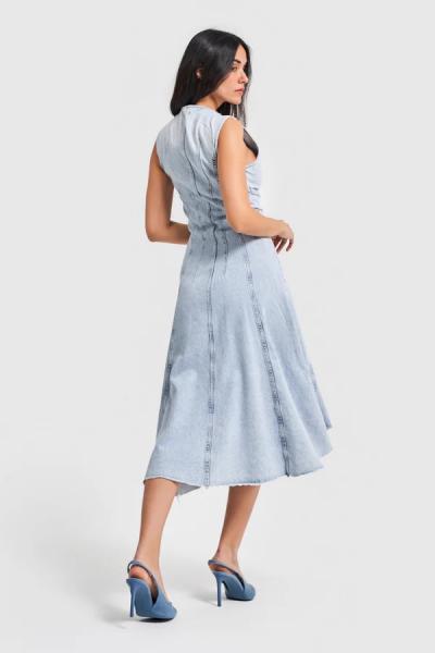 Women's Denim Dress IT'S BASIC Photo 2