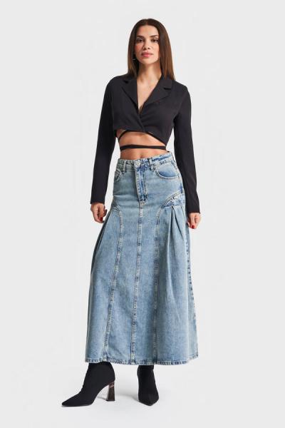 Women's Denim Skirt IT'S BASIC  Photo 2